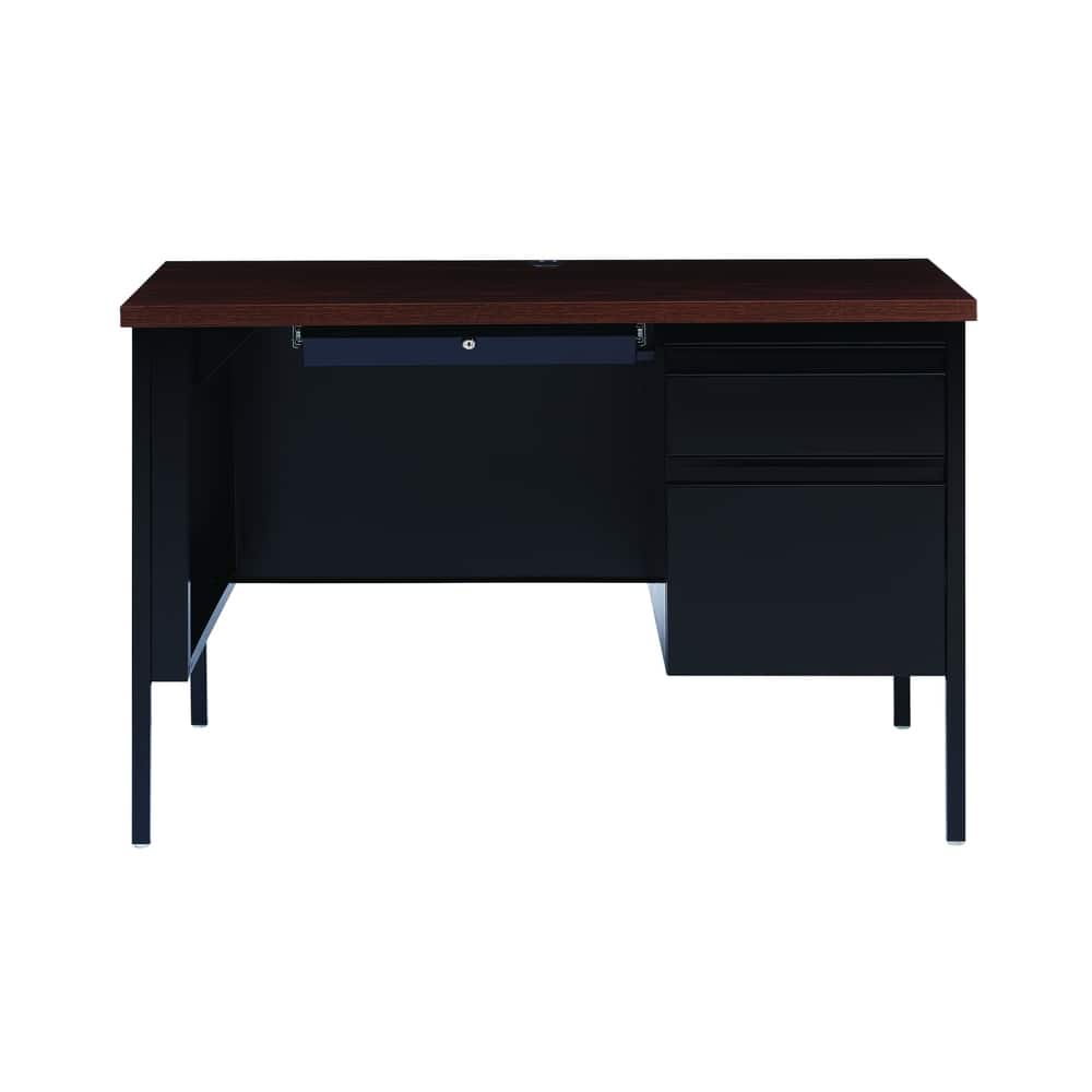 Hirsh 24"D x 45"W Industrial Single Pedestal Office Desk