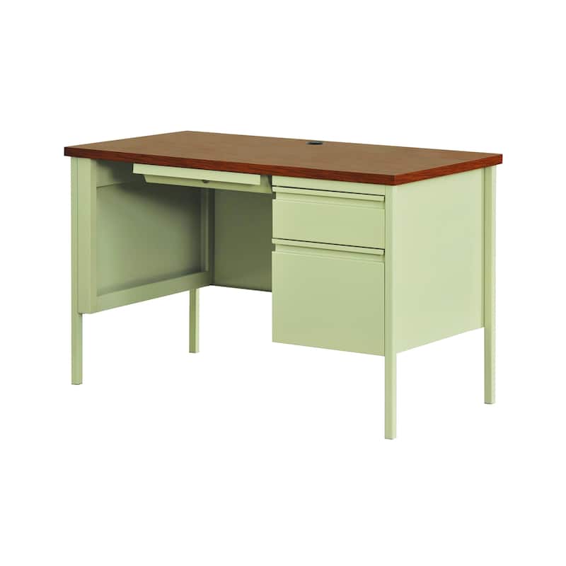 Hirsh 24"D x 45"W Industrial Single Pedestal Office Desk