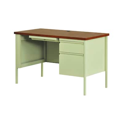 Hirsh 24"D x 45"W Industrial Single Pedestal Office Desk