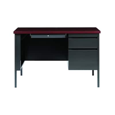 Hirsh 24"D x 45"W Industrial Single Pedestal Office Desk
