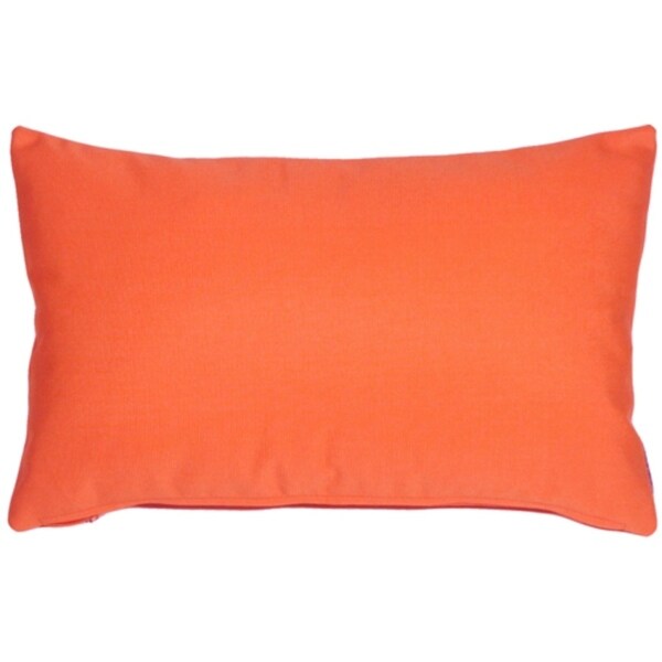 Pillow Decor - Sunbrella Melon 12x20 Outdoor Pillow - Overstock - 22612227