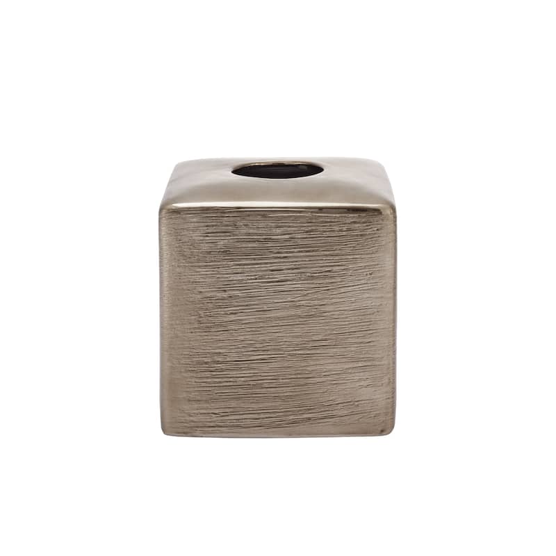 J. Queen New York Princess Bronze Stoneware Bathroom Accessories - Tissue