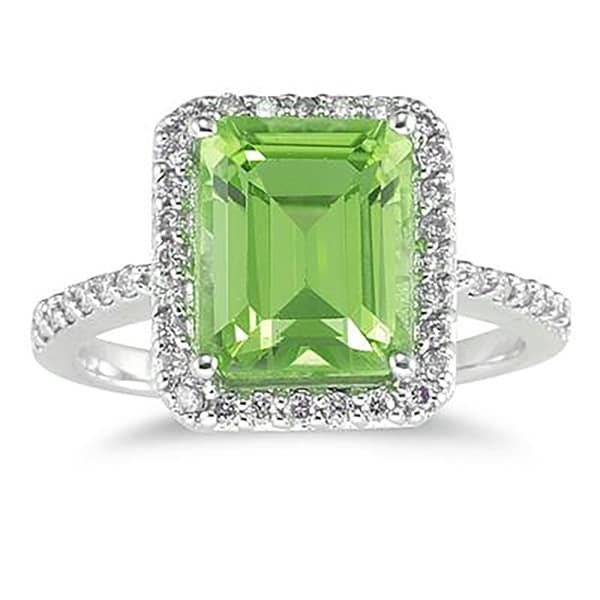 Overstock deals emerald rings