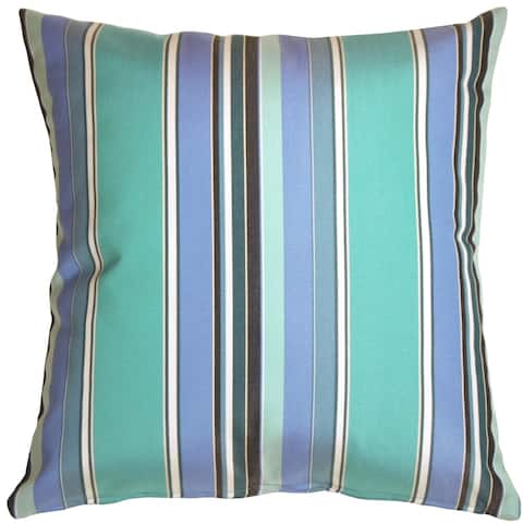 Pillow Decor - Sunbrella Dolce Oasis Stripes 20x20 Outdoor Pillow