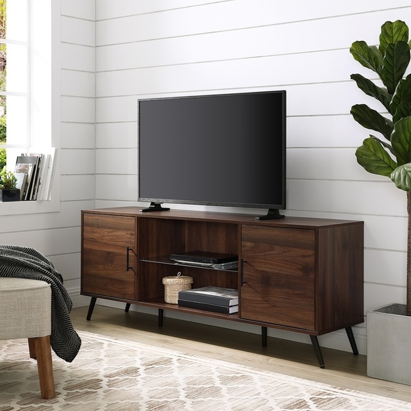 Carson Carrington Esbo Mid-century Modern 60-inch 2-door TV Console - 60 x 16 x 24h