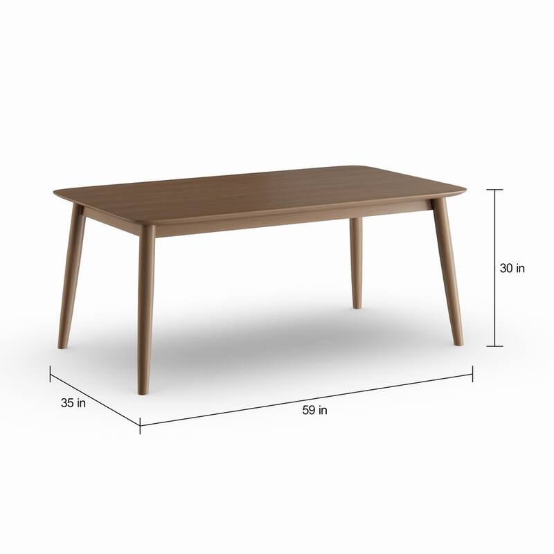 Carson Carrington Haapajarvi Mid-century Modern 5-piece French Oak Dining Set