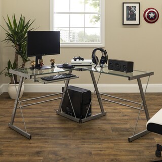 Top Product Reviews For Porch Den Tanner Glass Computer Desk