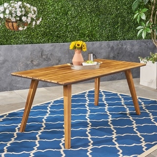 Downey Outdoor 71" Acacia Wood Dining Table by Christopher Knight Home - 70.75"L x 34.50"W x 30.00"H