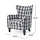 preview thumbnail 10 of 13, Arabella Farmhouse Fabric Club Chair by Christopher Knight Home