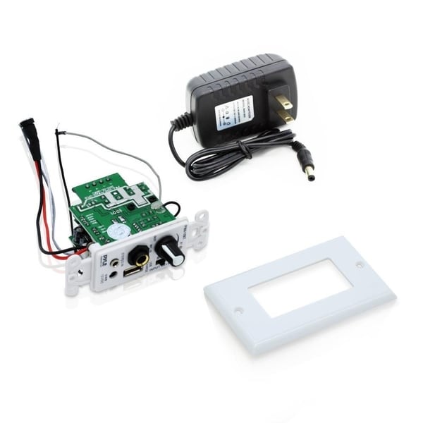USB Charging Port New Wall Plate Amplifier Sound Control W//Aux /& Microphone In