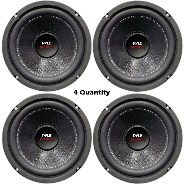 Shop Lot Of 4 Pyle Plpw6d 6 Inch 2400w Car Audio Subwoofers Subs