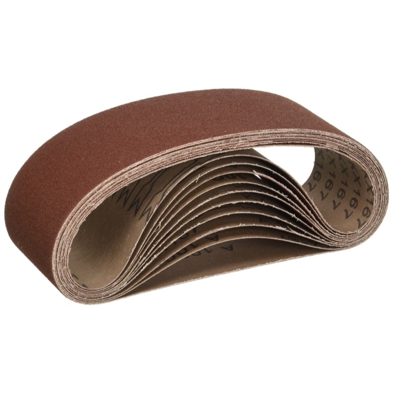 6 Sanding Belt 80 Grit 3/" x 24/" Belts Aluminum oxide ~ New