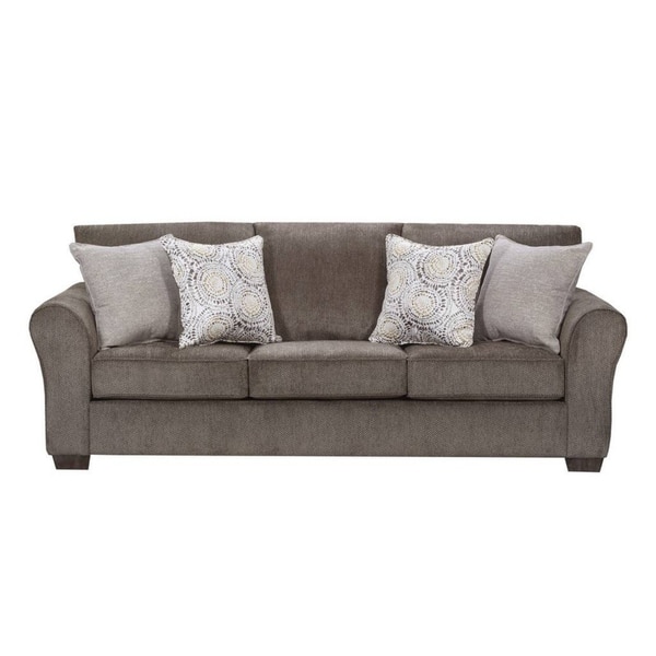 Simmons Upholstery Harlow Ash Queen Sleeper