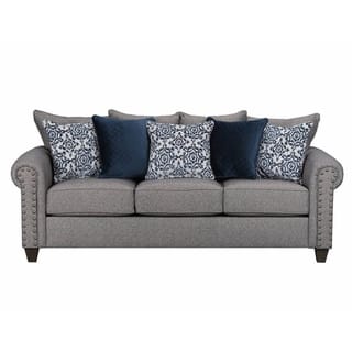 Grey Simmons Upholstery Sofas Couches Online At Simmons Upholstery Emma Slate Queen Sleeper