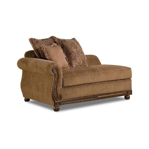 Simmons Upholstery Outback Chocolate Chaise