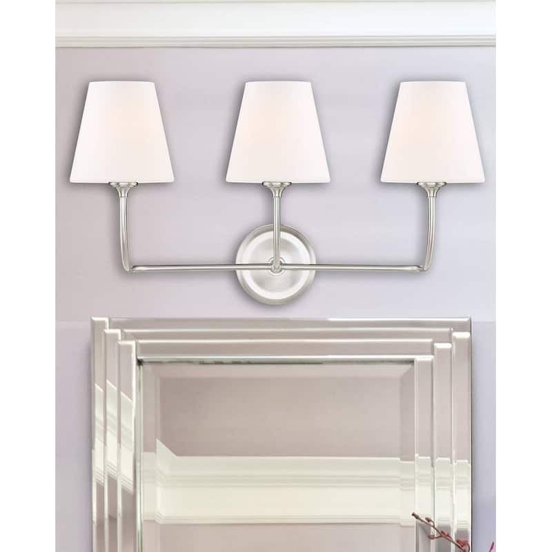 3-light Brushed Nickel Bath/ Vanity Light - Brushed Nickel