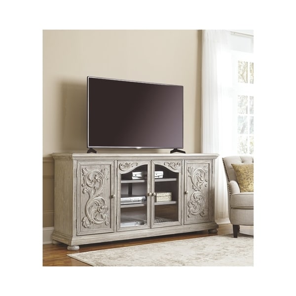 Shop Signature Design by Ashley Marleny XL TV Stand - On Sale - Free ...