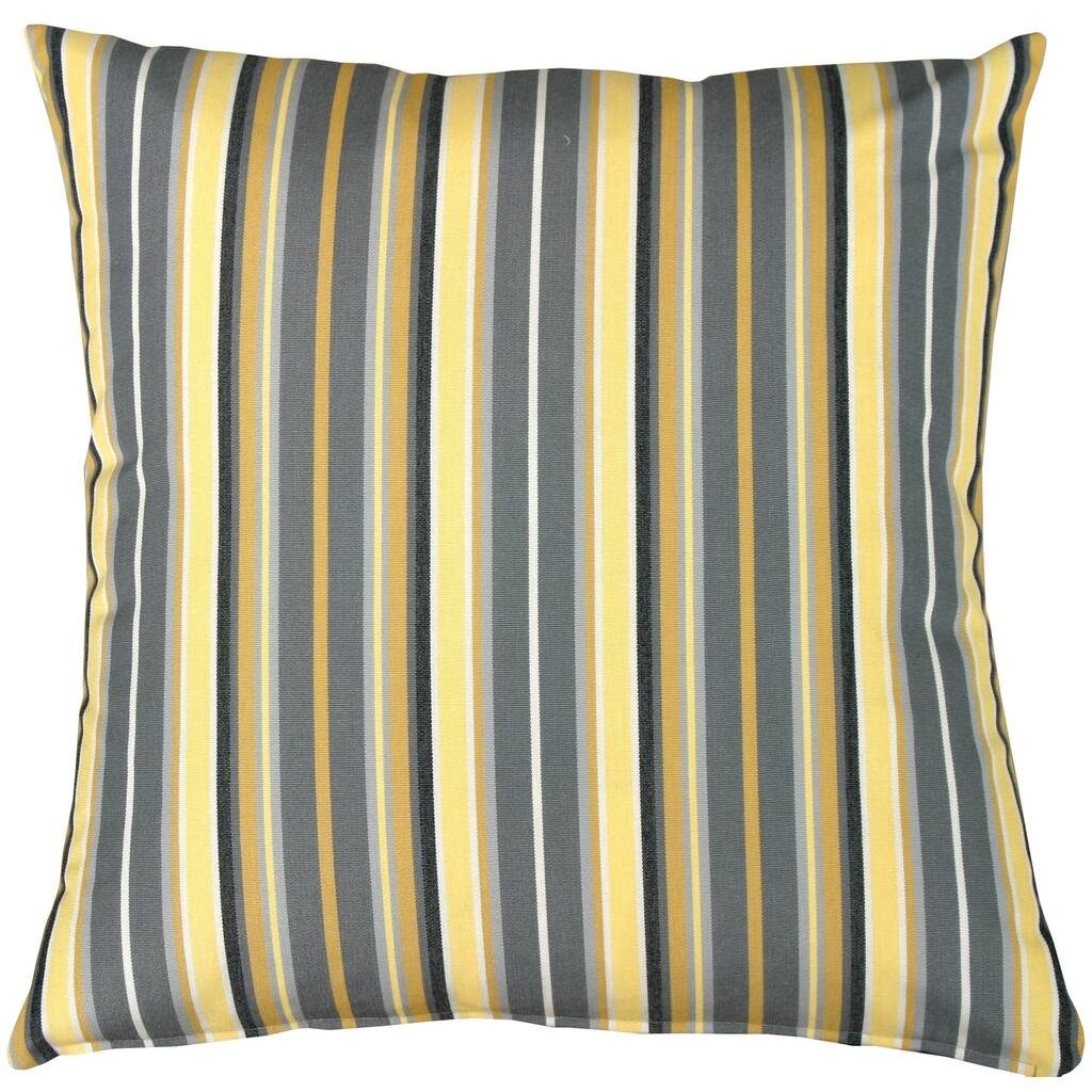 Pillow Decor - Sunbrella Foster Metallic 20x20 Outdoor Pillow
