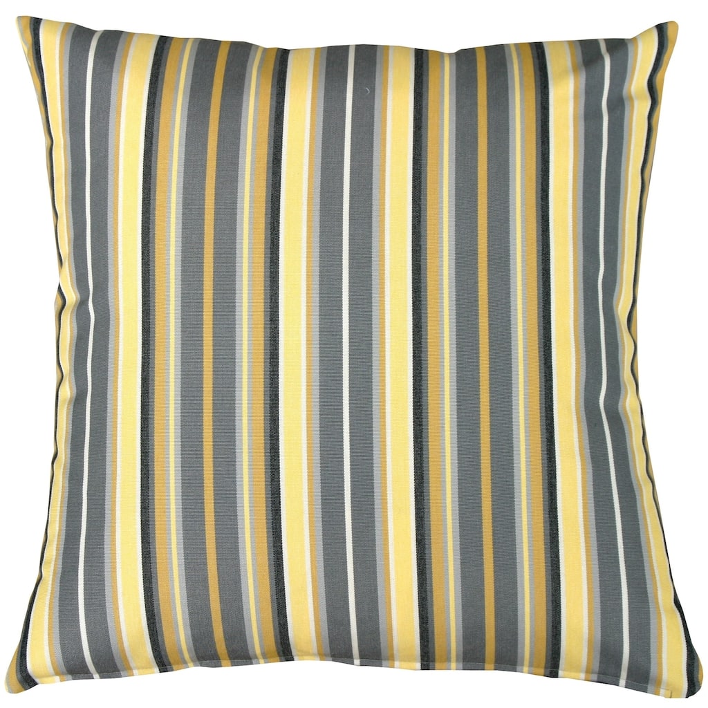 Pillow Decor - Sunbrella Foster Metallic 20x20 Outdoor Pillow