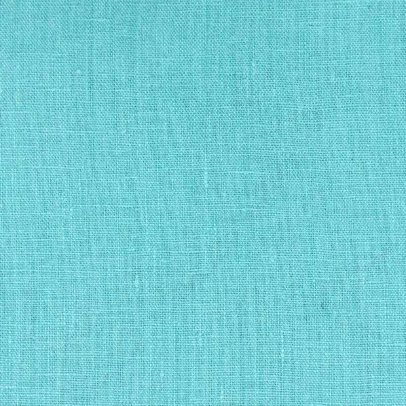 Tuscany Linen 12x19 Throw Pillow with Polyfill Insert, Turquoise