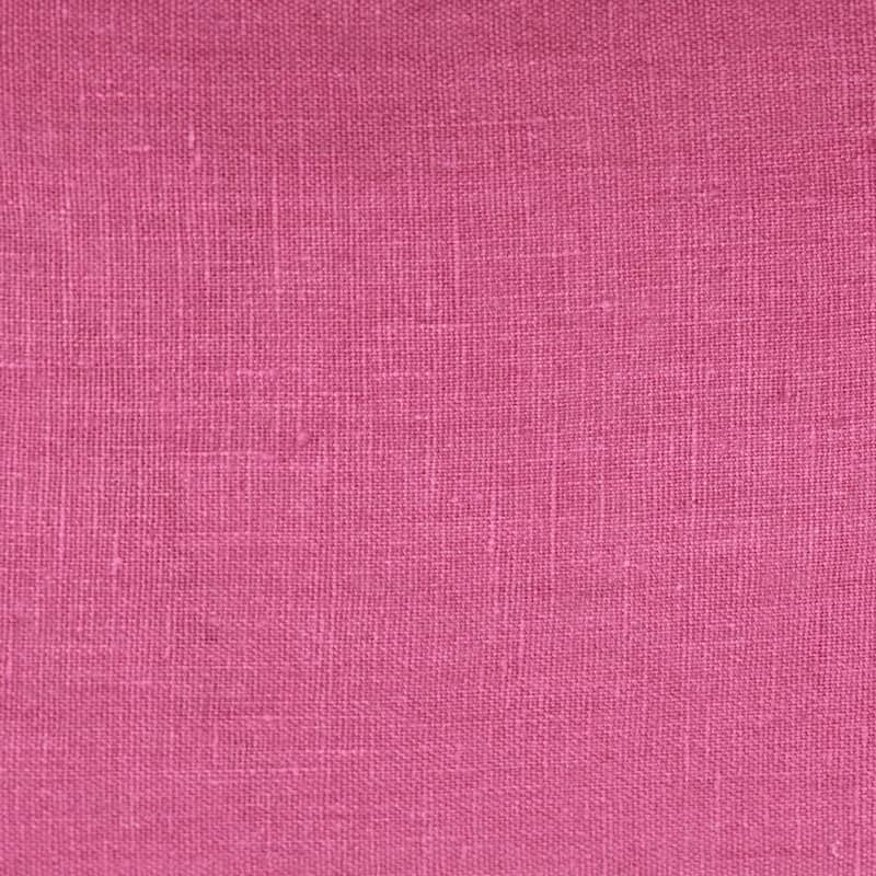 Tuscany Linen 20x20 Throw Pillow with Polyfill Insert, Orchid Pink