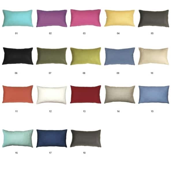 Shop Pillow Decor Tuscany Linen Apple Green 12x20 Throw Pillow