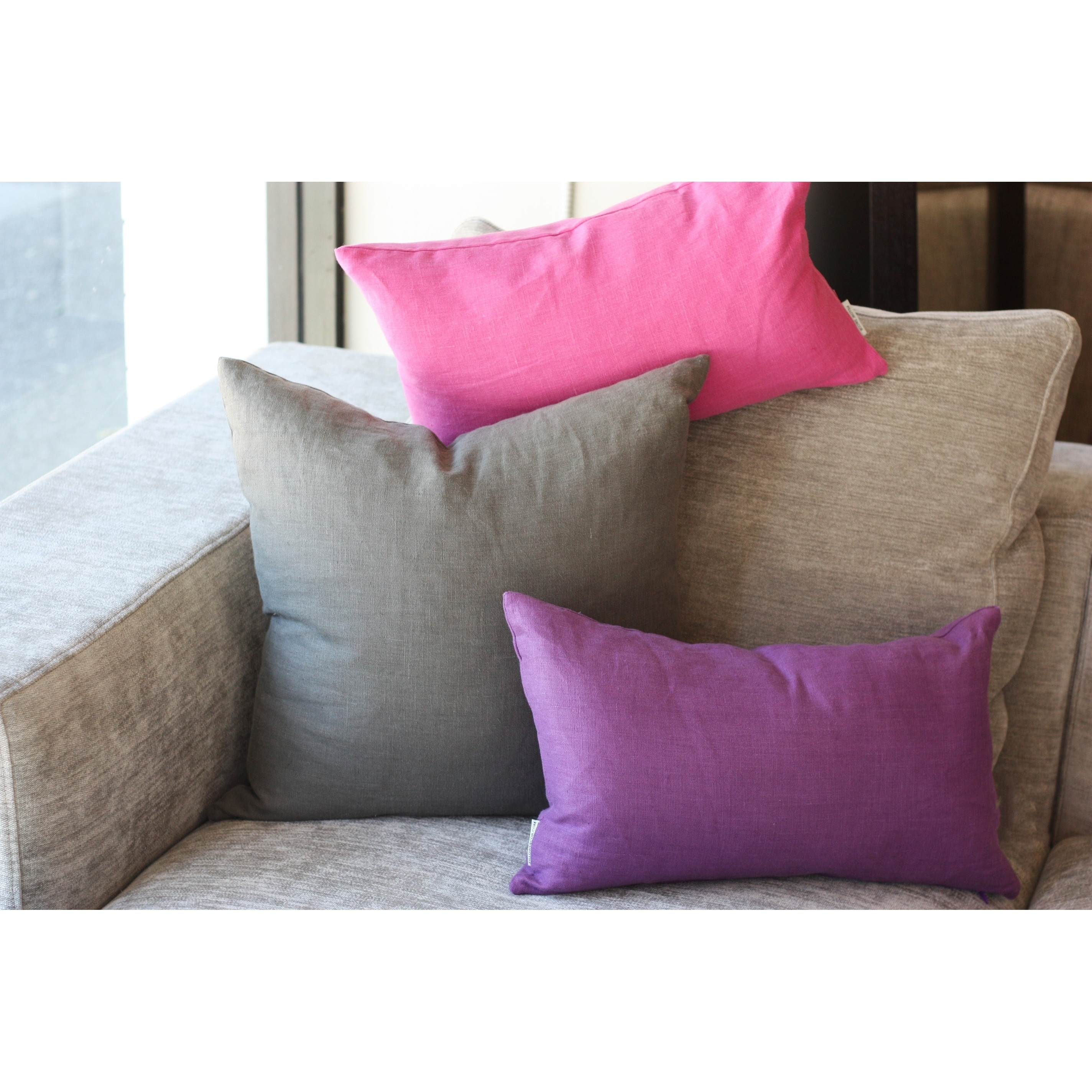 Purple throw pillows bed bath and beyond sale