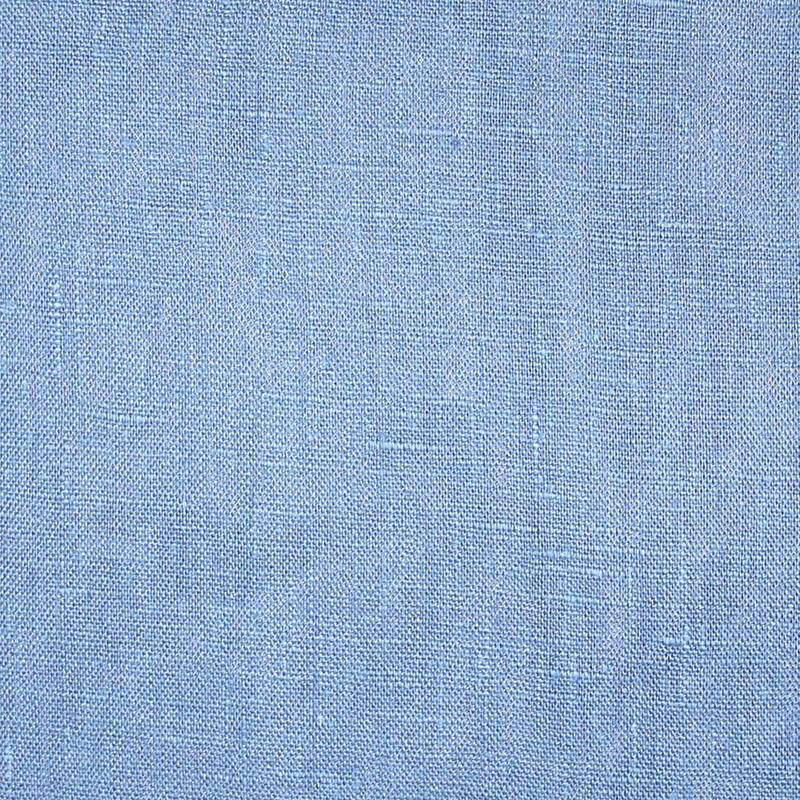 Tuscany Linen 17x17 Throw Pillow with Polyfill Insert, Pacific Blue