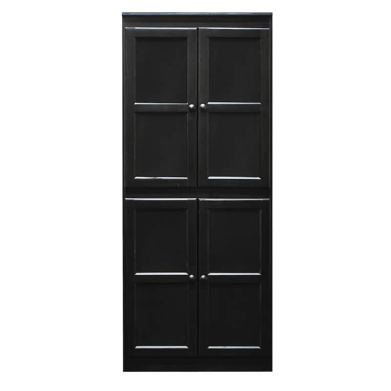 Concepts in Wood Storage Cabinet, 72 inch with 5 Shelves