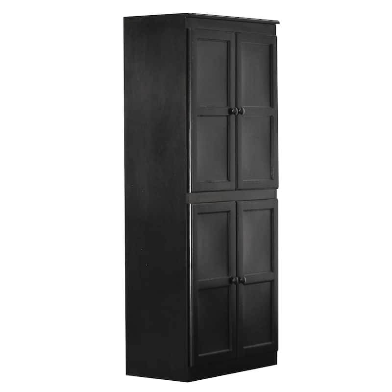 Concepts in Wood Storage Cabinet, 72 inch with 5 Shelves - Espresso
