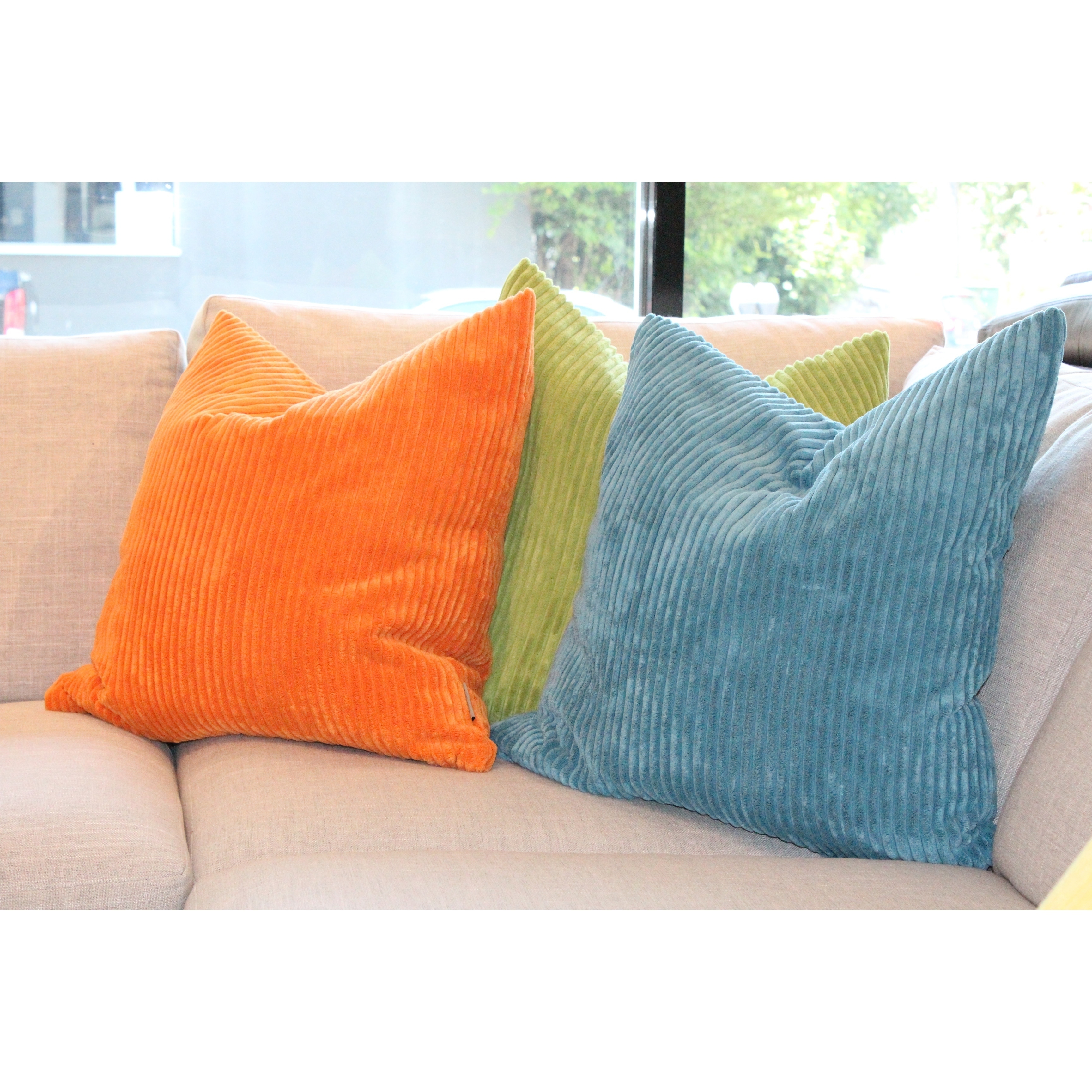 Marine blue throw outlet pillows