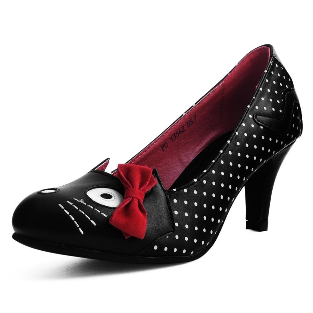 cat heel shoes