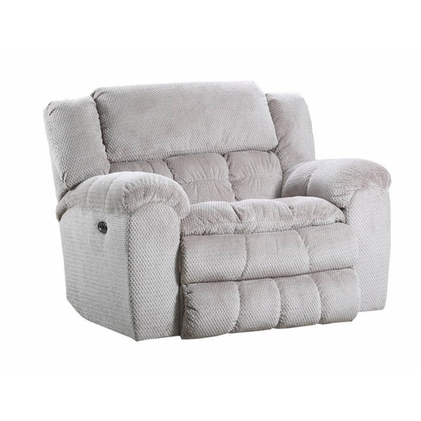 Shop Simmons Upholstery Madeline Sandstone Power Cuddler Recliner