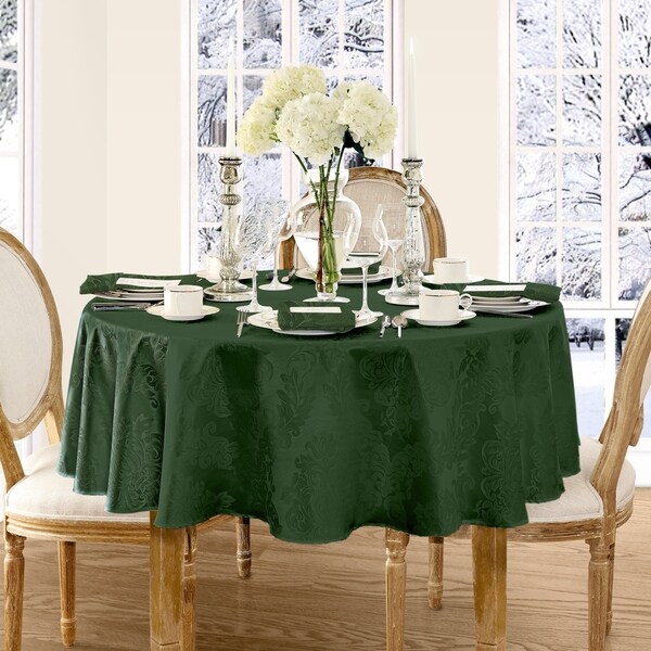 green tablecloths sale
