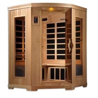 Better Life Home Goods Discover Our Best Deals At Bl 6235 3 Person Low Emf Far Infrared Corner Sauna With 10 Heaters