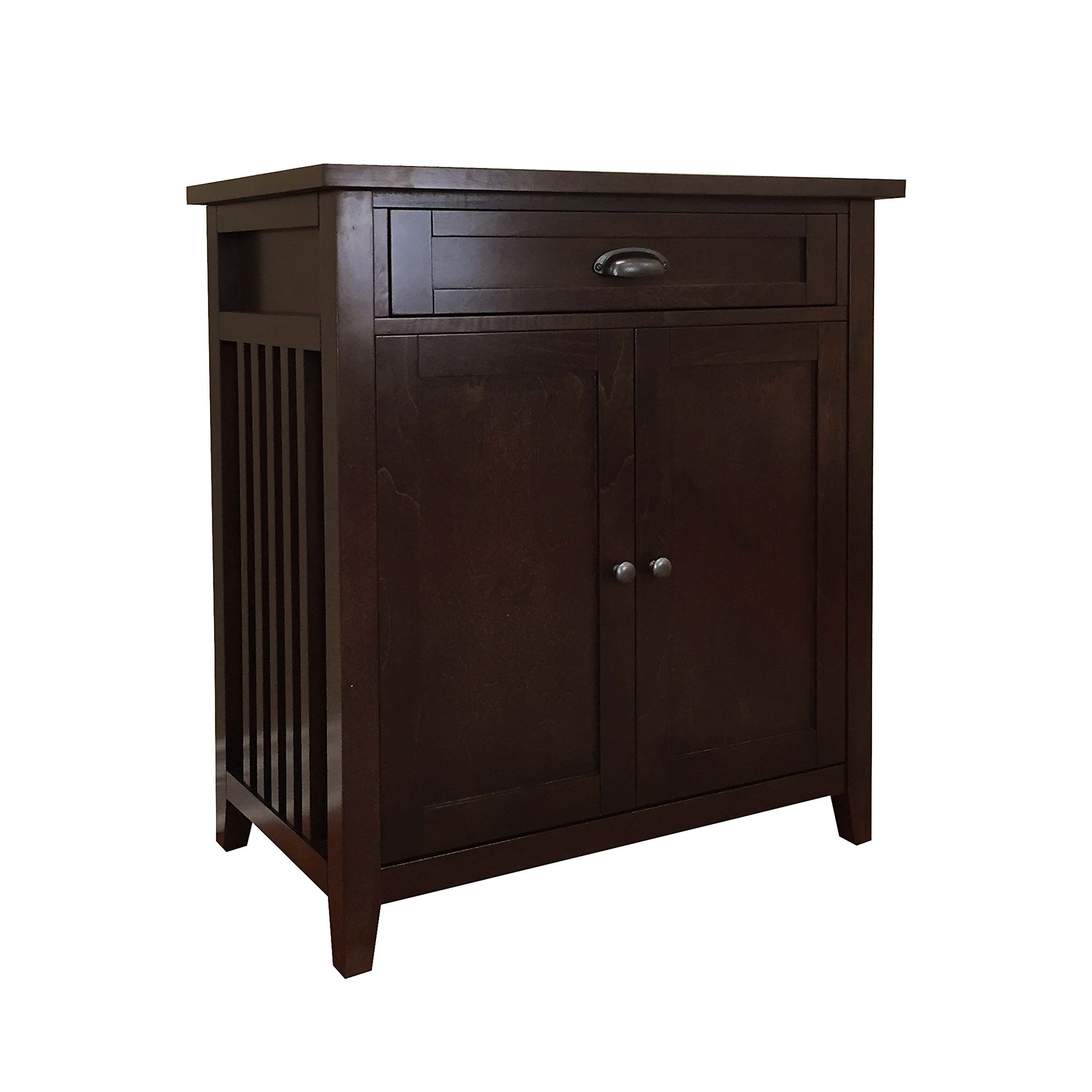 Shop Brookdale Dark Walnut 2 Door Accent Cabinet On Sale Free