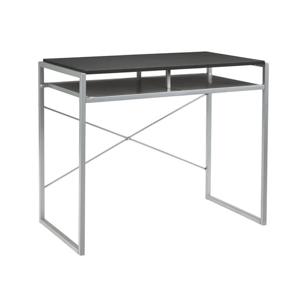 Signature Design By Ashley Black Silver Bertmond Home Office Desk Signature Design By Ashley Black Silver Bertmond Home Office Desk