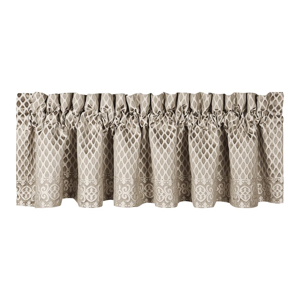 Five Queens Court Beaumont Champagne Straight Window Valance