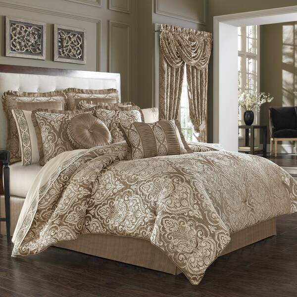 Shop Five Queens Court Stanford Woven Jacquard 4 Piece Luxury