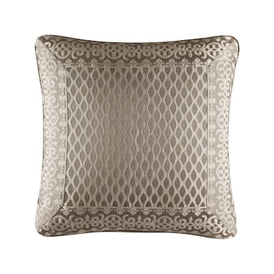 Five Queens Court Beaumont Champagne 20 Inch Square Pillow