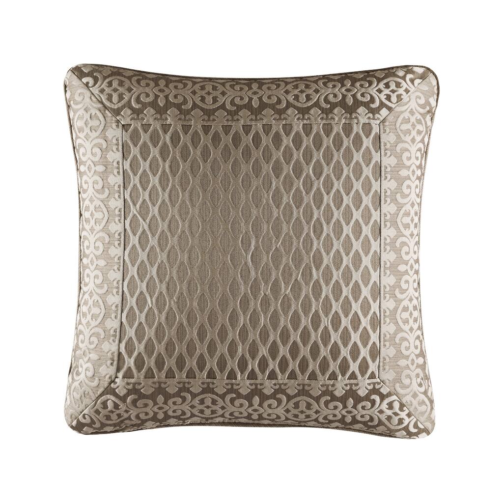 Five Queens Court Beaumont Champagne 20 Inch Square Pillow