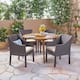 Option Teak Finish + Multi Brown + Beige Cushion