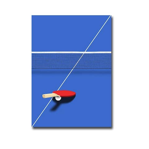 Pingpong by Robert Farkas Gallery Wrapped Canvas Giclee Art