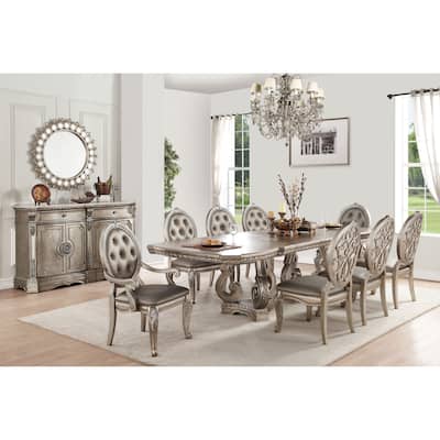 ACME Northville Antique Champagne Dining Table