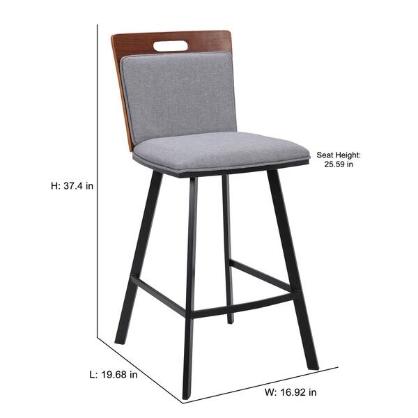 Shop Porthos Home 2 Counter Height Bar Stools Comfort Quality