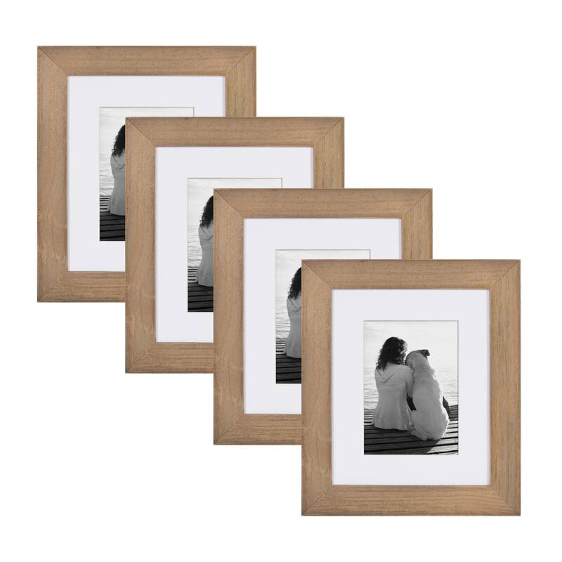 DesignOvation Museum Wood Picture Frame Set