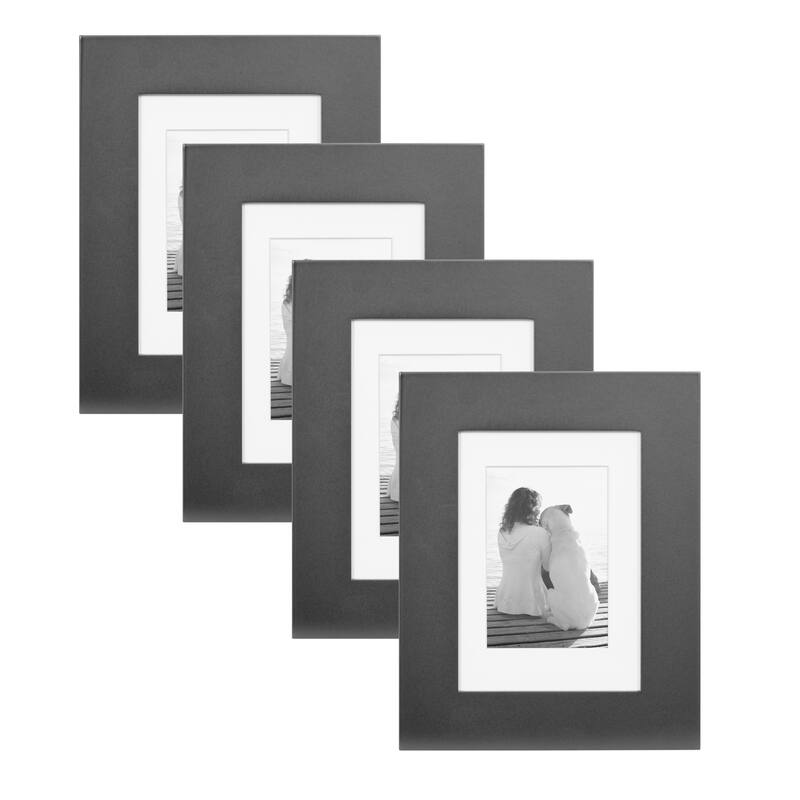 DesignOvation Museum Wood Picture Frame Set