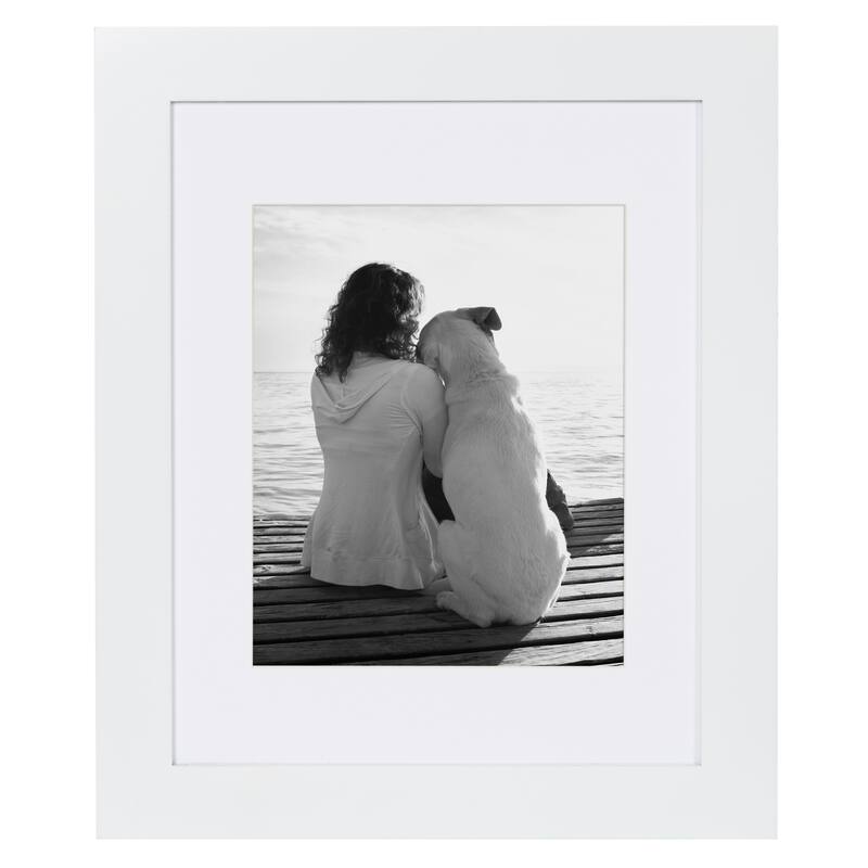 DesignOvation Museum Wood Picture Frame Set