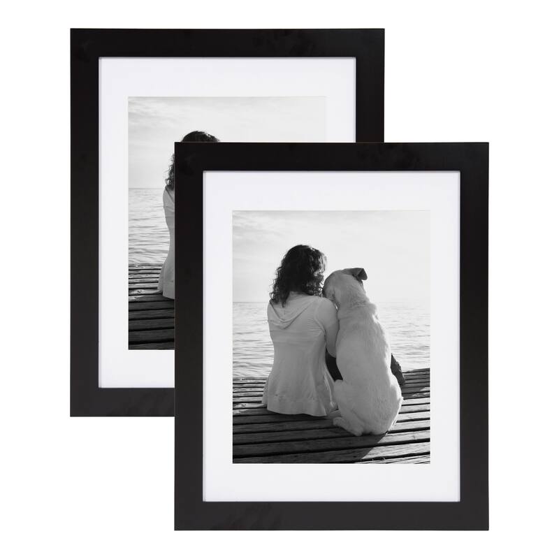 DesignOvation Museum Wood Picture Frame Set
