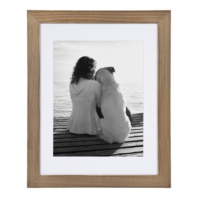 DesignOvation Museum Wood Picture Frame Set